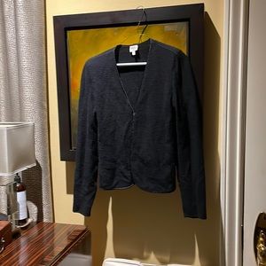 Armani cardigan. Black.  Size 4.